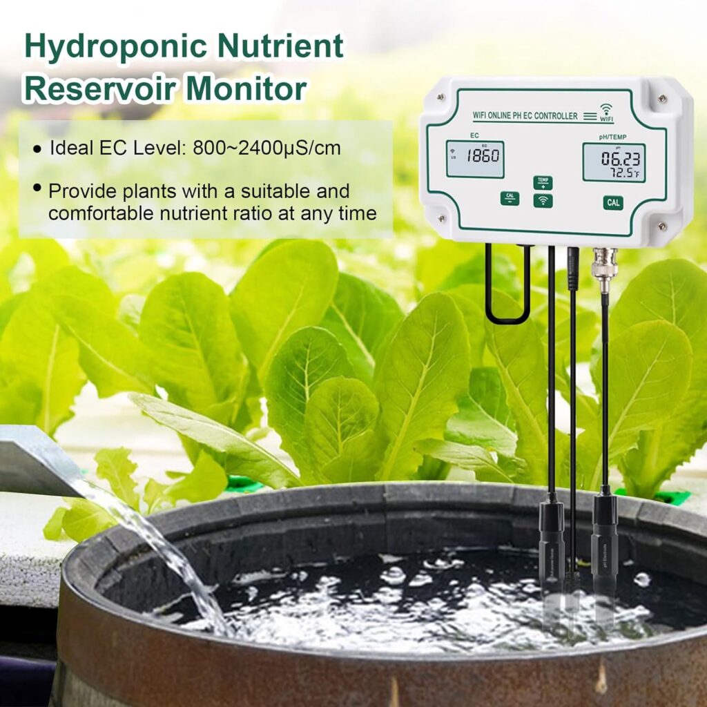 Hydroponic YIFAN Smart pH EC Monitor